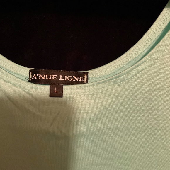 A’Nue Ligne Light Blue Tank Top| Size L - Picture 2 of 4